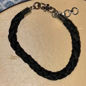Black Braided Bracelet